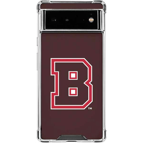 Brown University B Logo Google Pixel 6 Clear Case